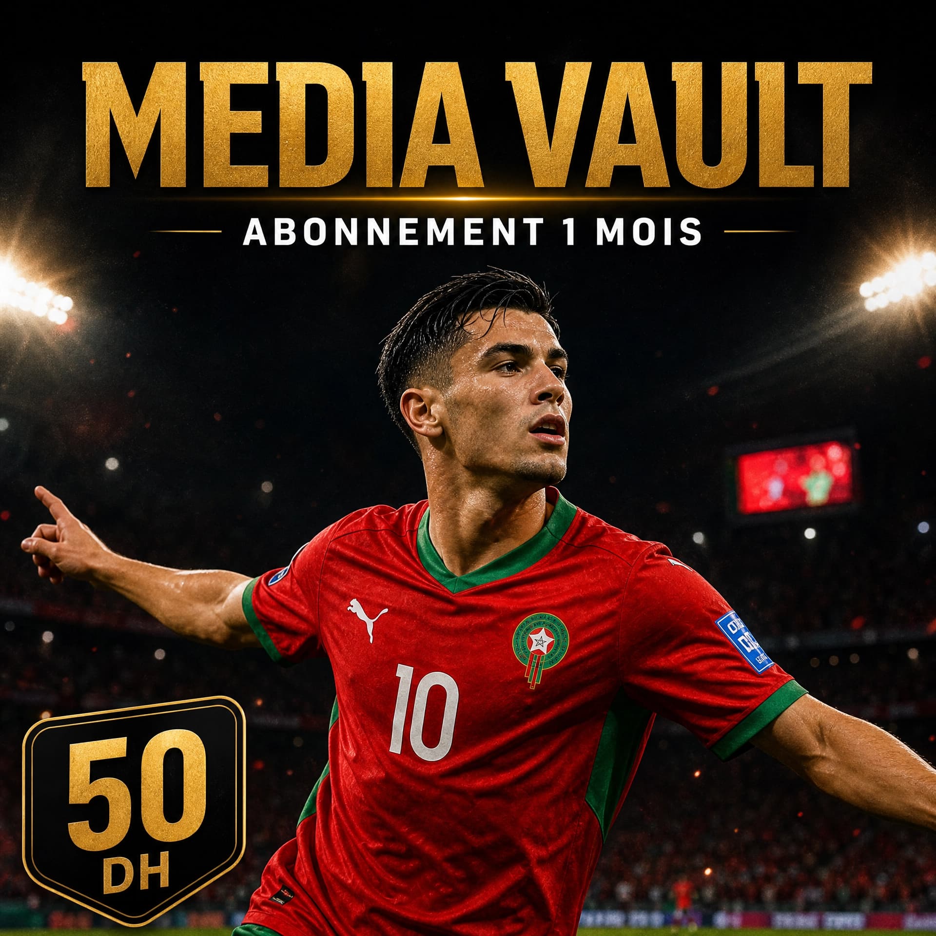 Abonnement streaming Maroc 1 mois — 50 DH