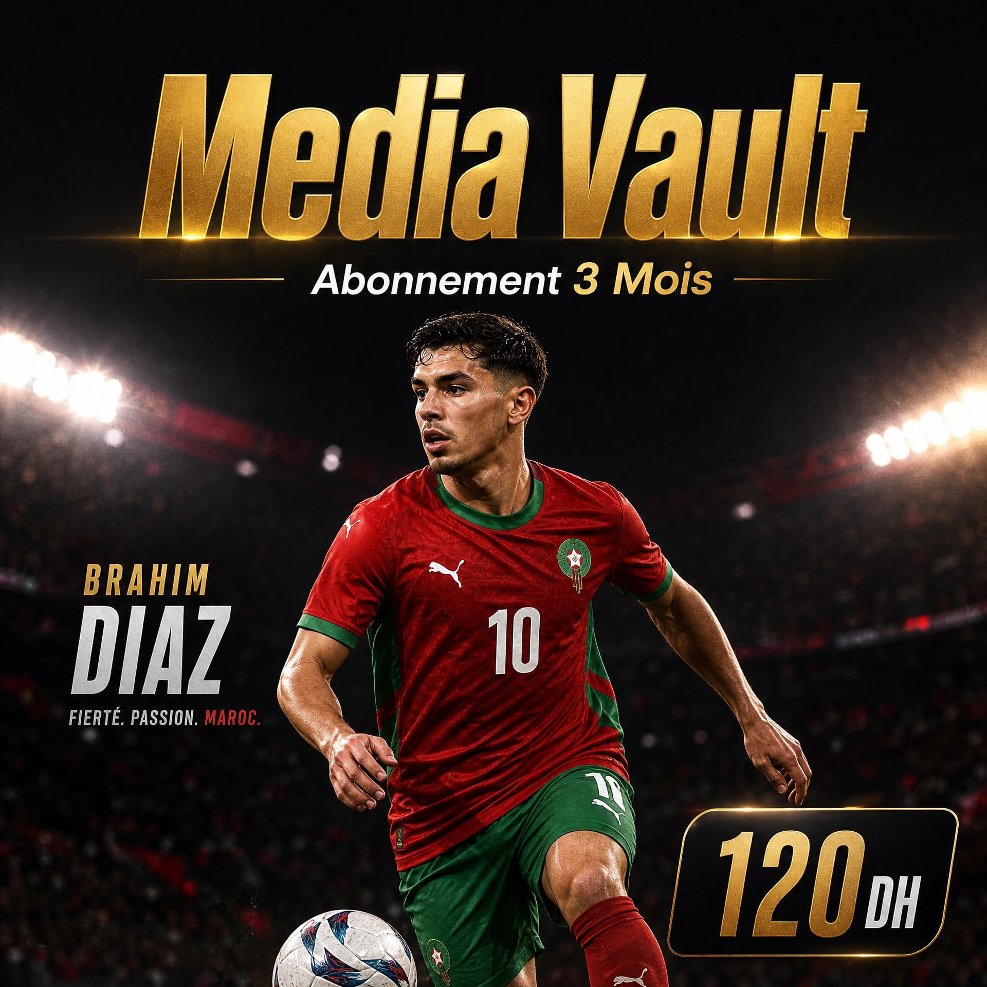 Abonnement streaming Maroc 3 mois — 120 DH