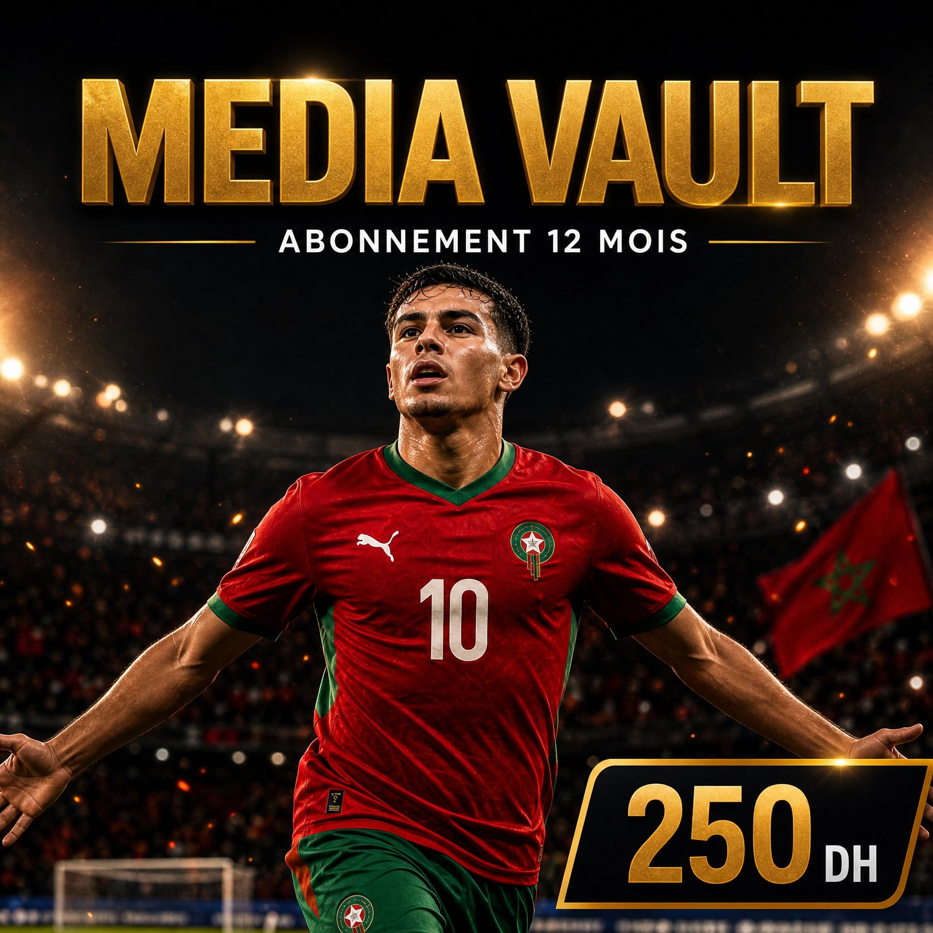 Abonnement streaming Maroc 12 mois — 250 DH (meilleur prix)